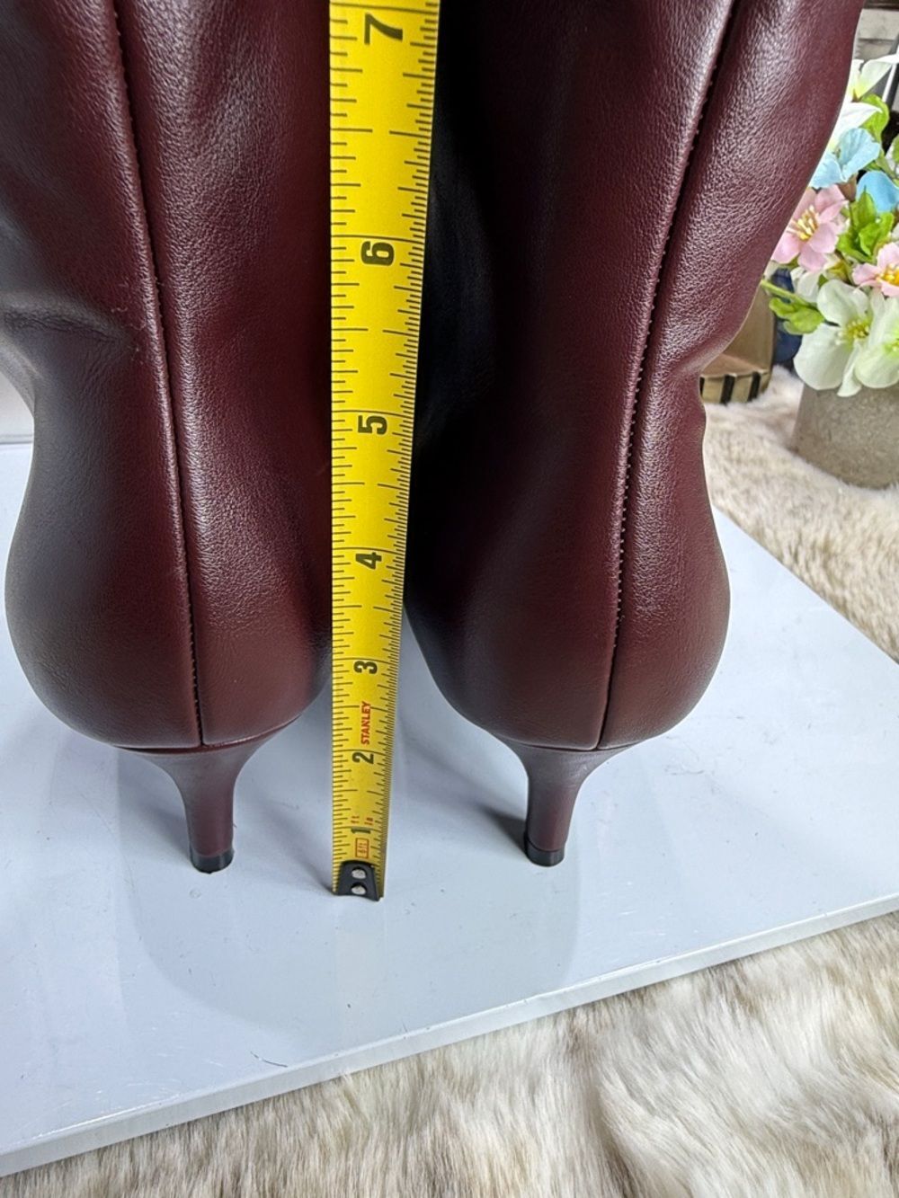(W9) Wet Kiss knee-high boots-Pointed toe,low heel and side zip,full women's 8.5 - Picture 7 of 15